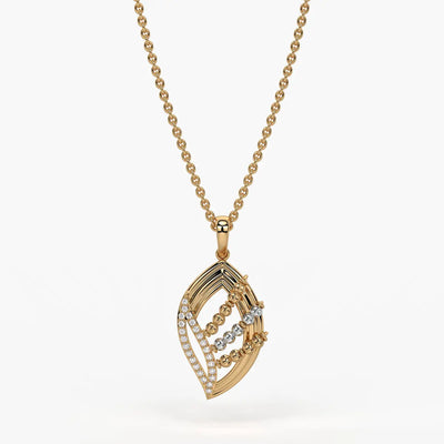 Vayra Leaf Cascade Pendant