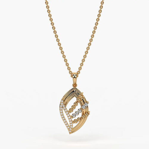 Vayra Leaf Cascade Pendant