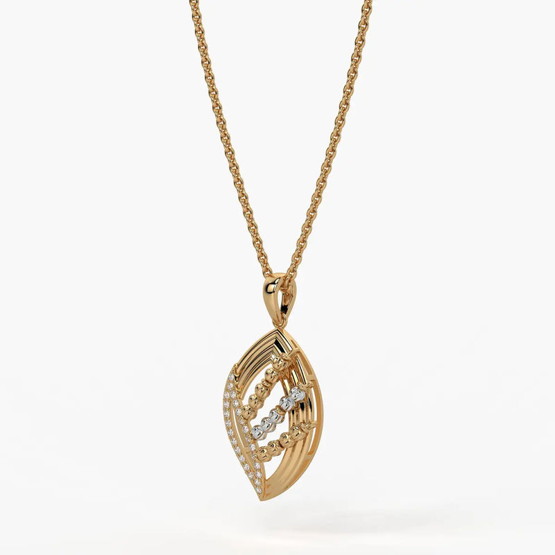 Vayra Leaf Cascade Pendant