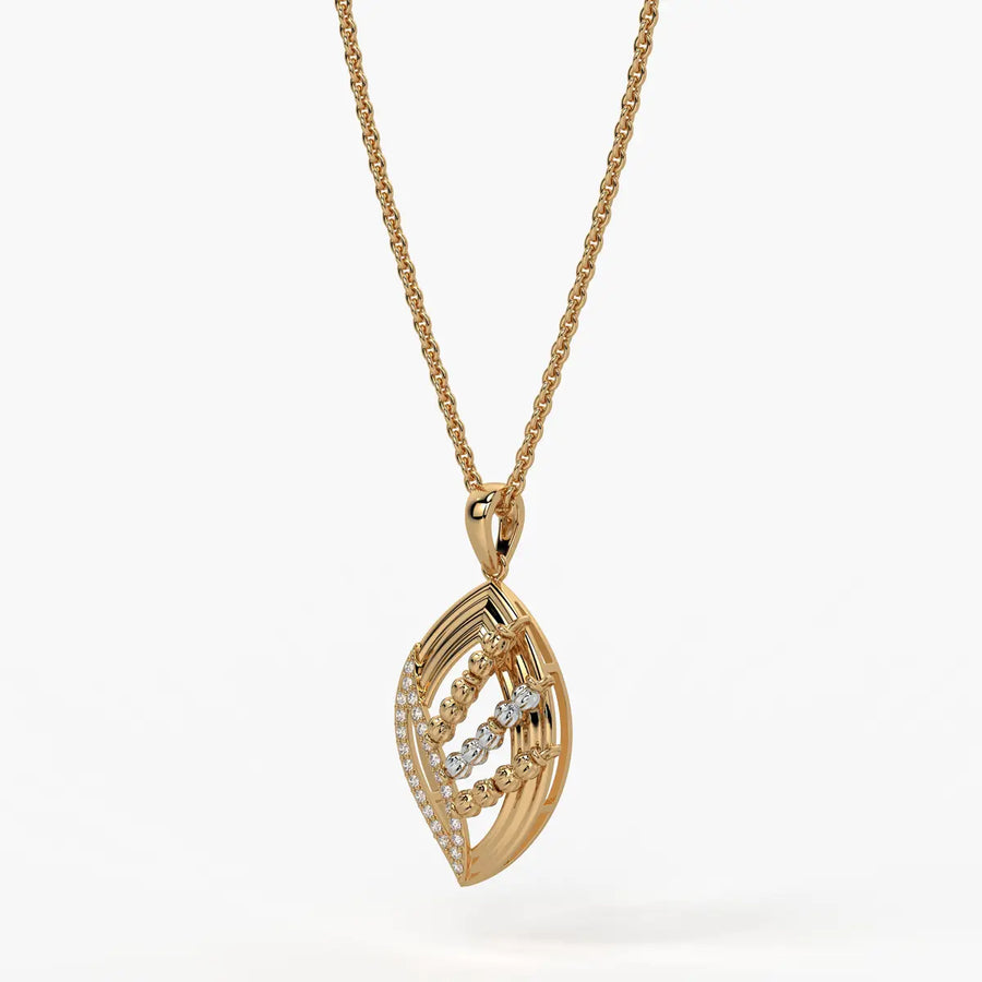 Vayra Leaf Cascade Pendant