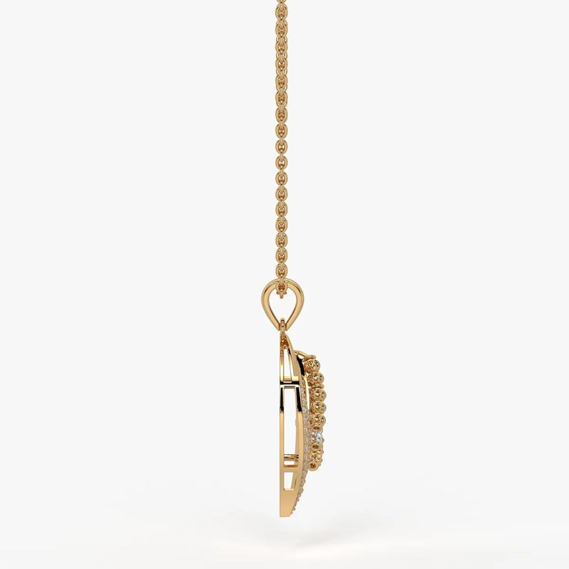Vayra Leaf Cascade Pendant