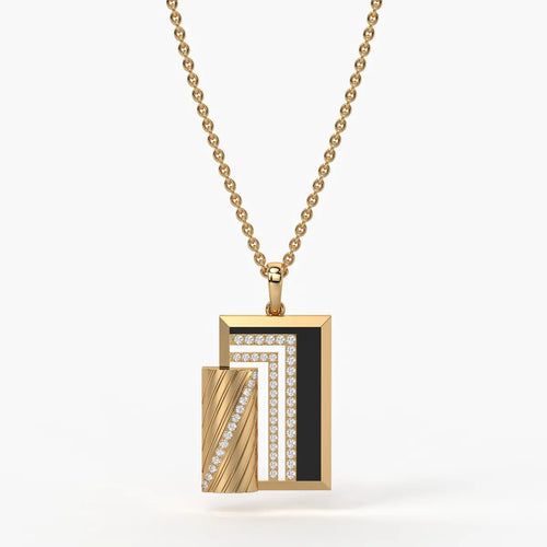 Aurex Strata Edge Pendant For Men