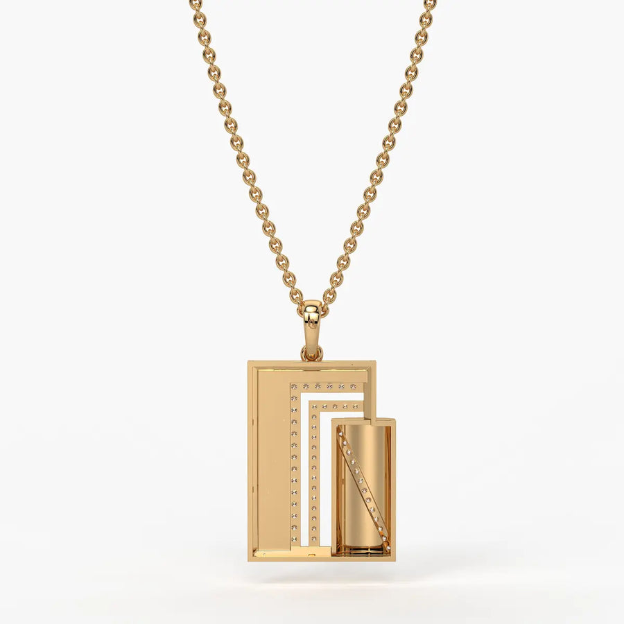 Aurex Strata Edge Pendant For Men