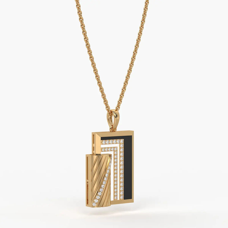 Aurex Strata Edge Pendant For Men