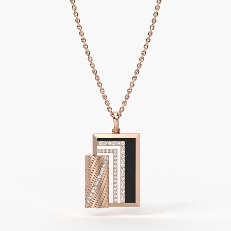 Aurex Strata Edge Pendant For Men
