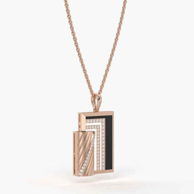 Aurex Strata Edge Pendant For Men