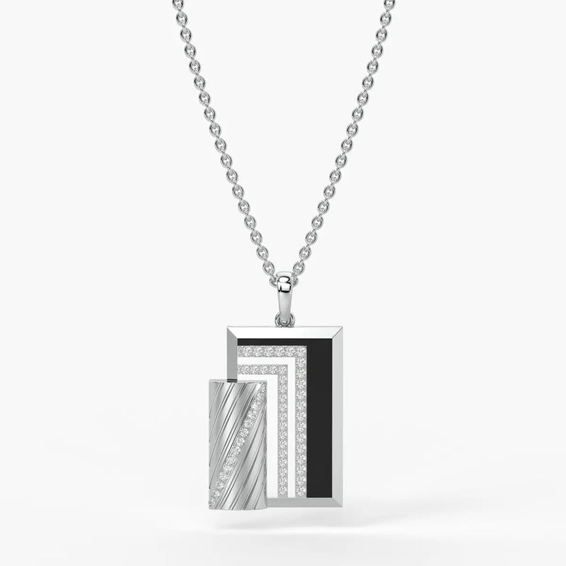 Aurex Strata Edge Pendant For Men
