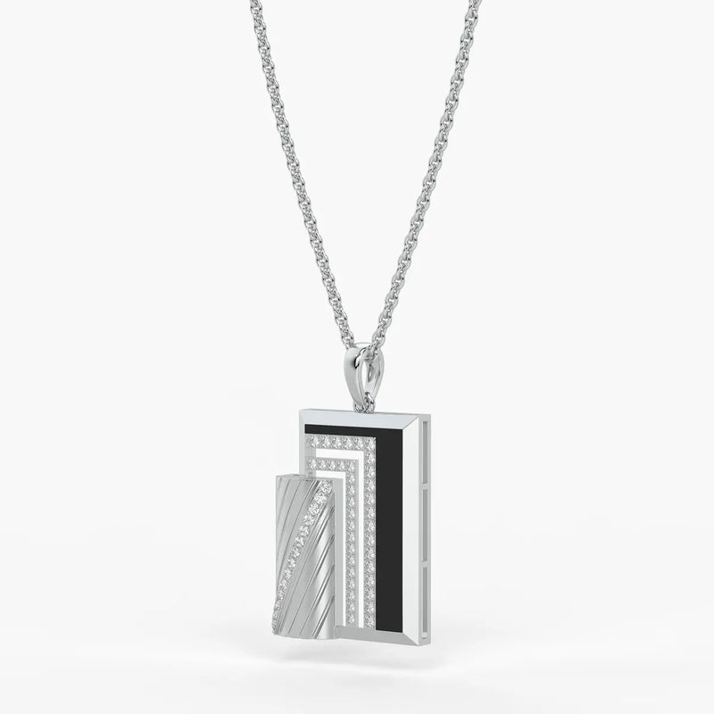 Aurex Strata Edge Pendant For Men