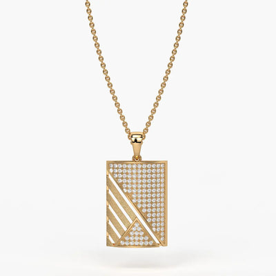 Triovex Prism Grid Pendant For Men
