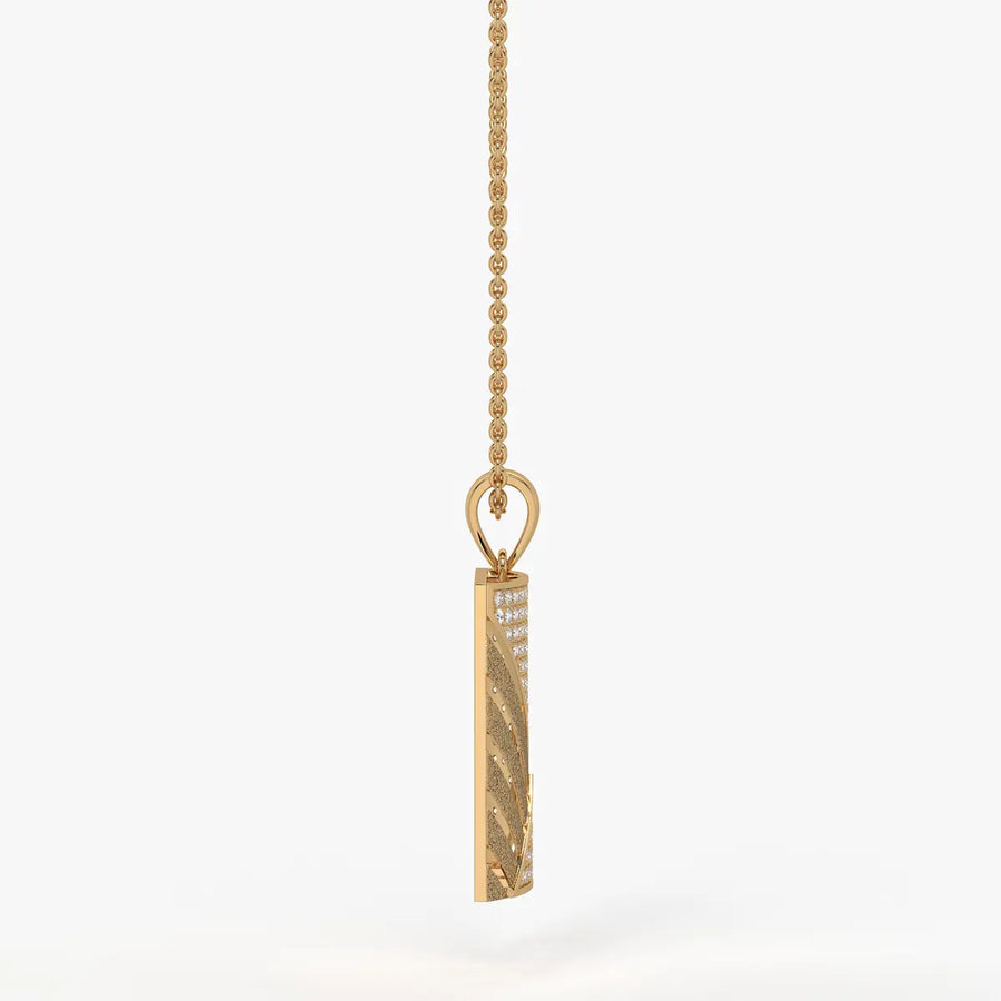 Triovex Prism Grid Pendant For Men