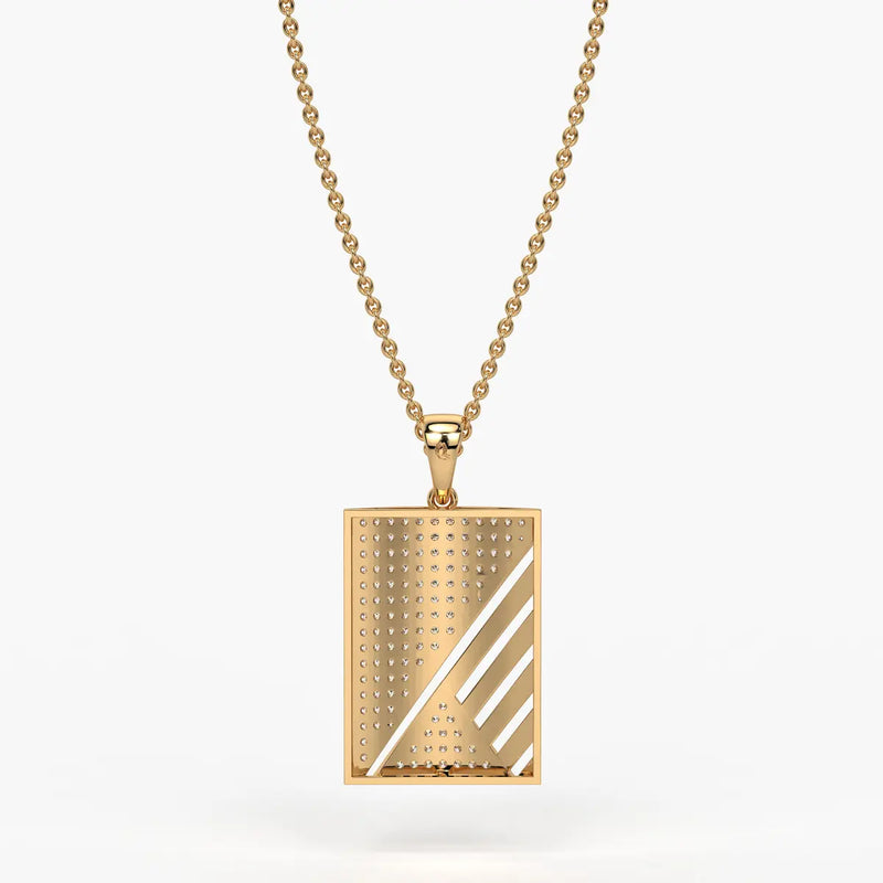 Triovex Prism Grid Pendant For Men