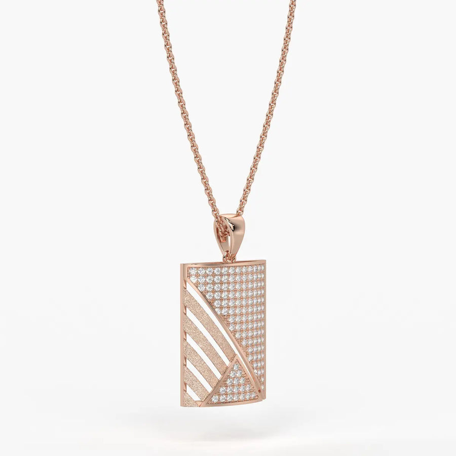 Triovex Prism Grid Pendant For Men