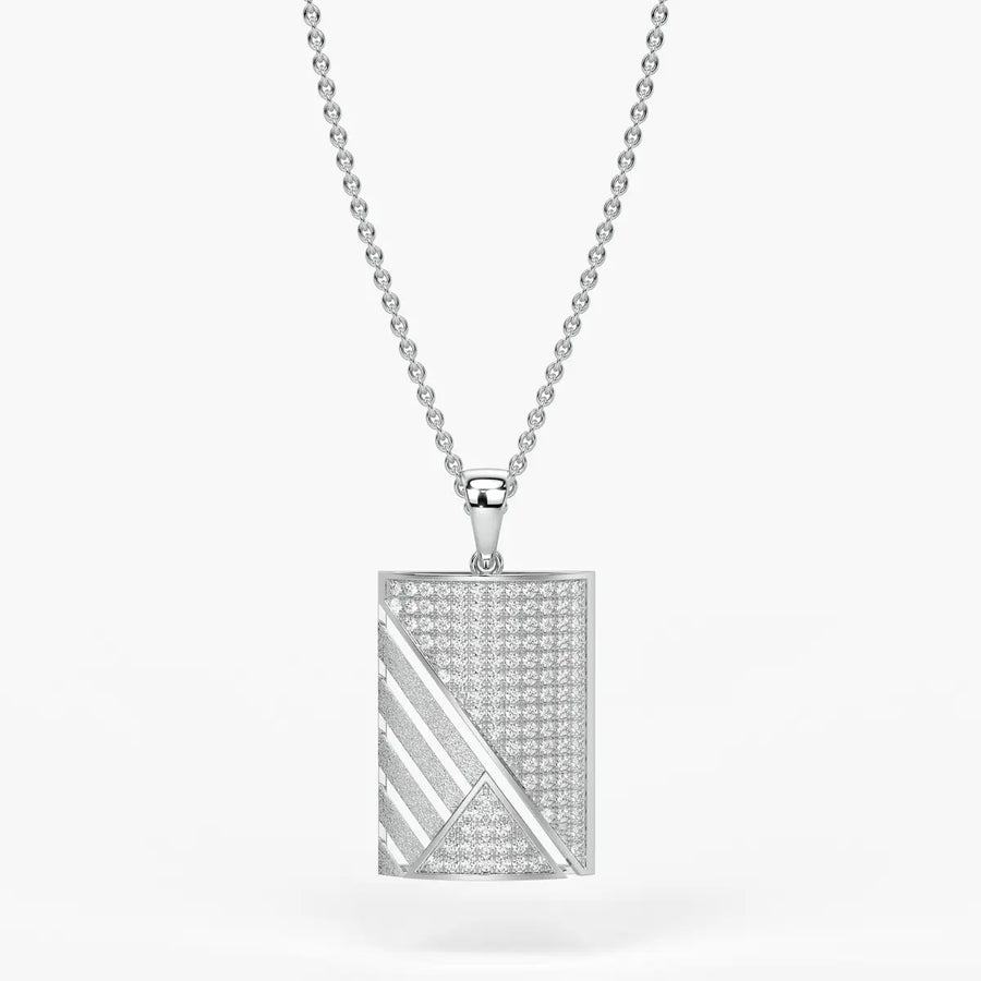 Triovex Prism Grid Pendant For Men