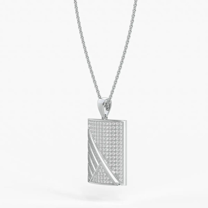 Triovex Prism Grid Pendant For Men