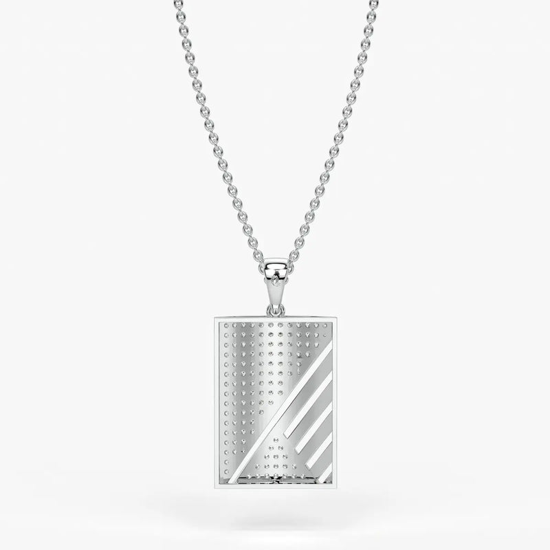 Triovex Prism Grid Pendant For Men