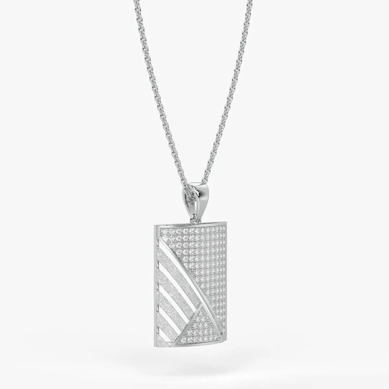 Triovex Prism Grid Pendant For Men