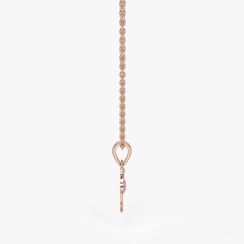 Blush Swan Flamingo Charm Pendant