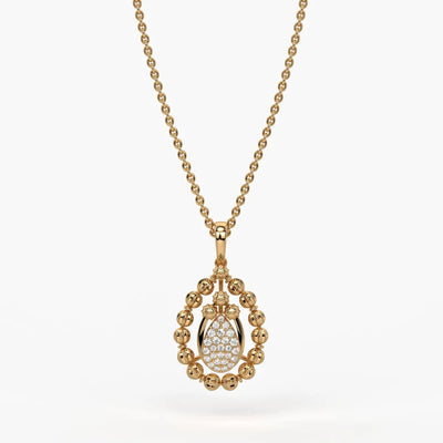 Aarvya Bloom Teardrop Pendant
