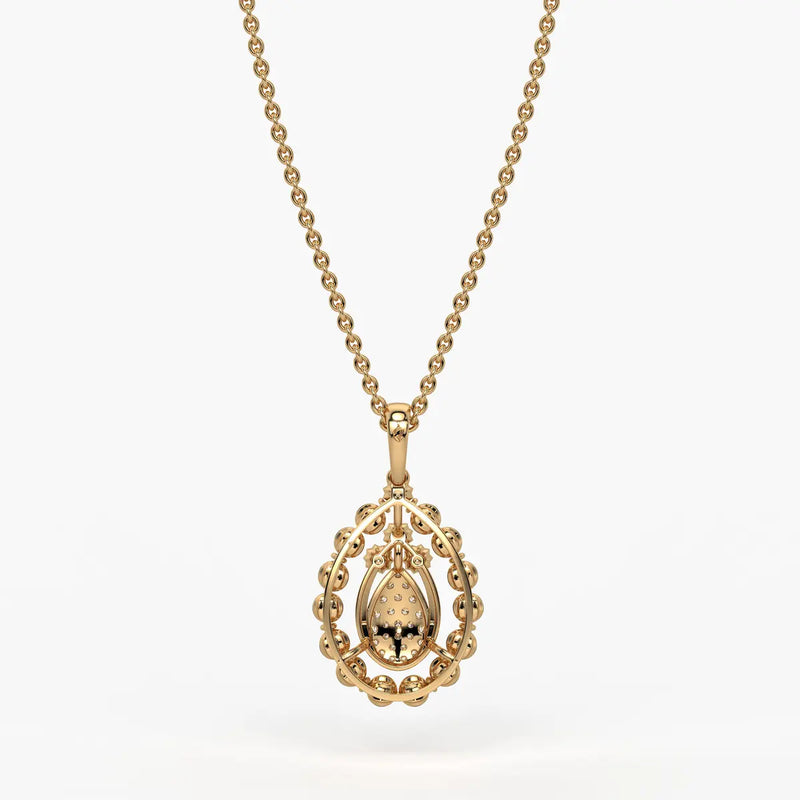 Aarvya Bloom Teardrop Pendant