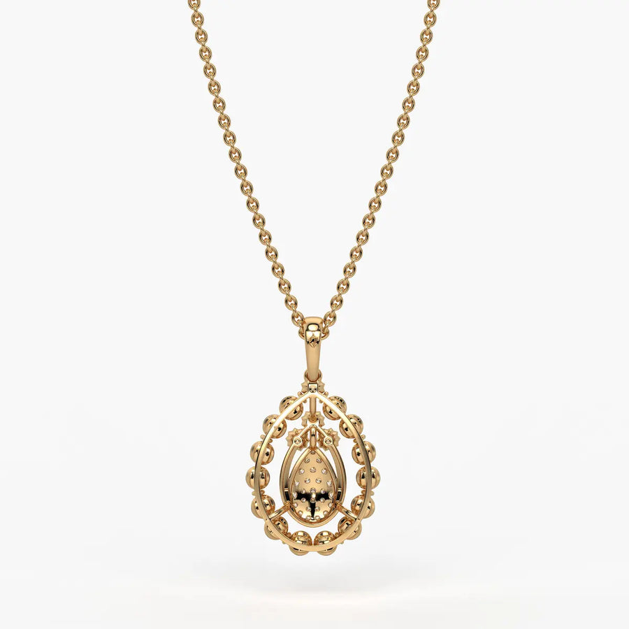 Aarvya Bloom Teardrop Pendant