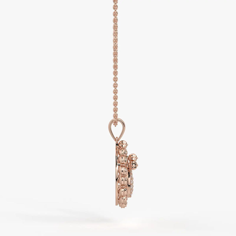 Aarvya Bloom Teardrop Pendant