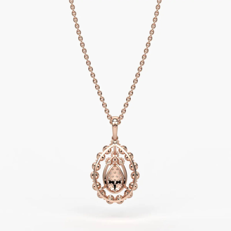 Aarvya Bloom Teardrop Pendant