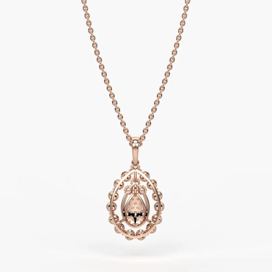 Aarvya Bloom Teardrop Pendant