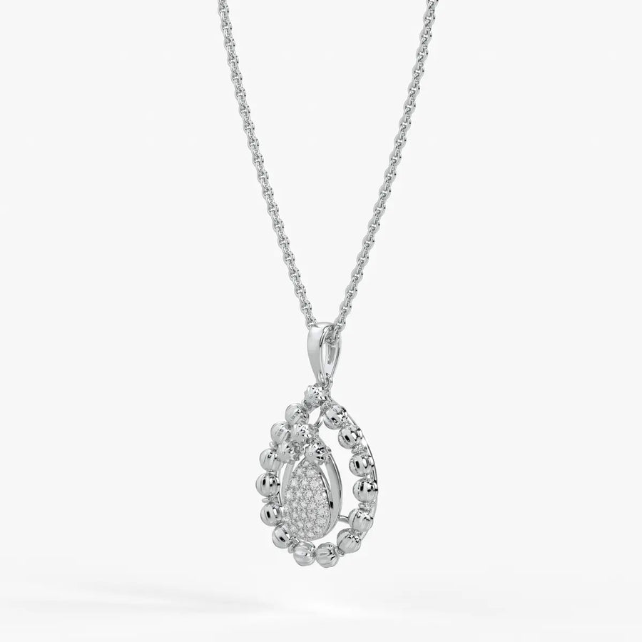 Aarvya Bloom Teardrop Pendant