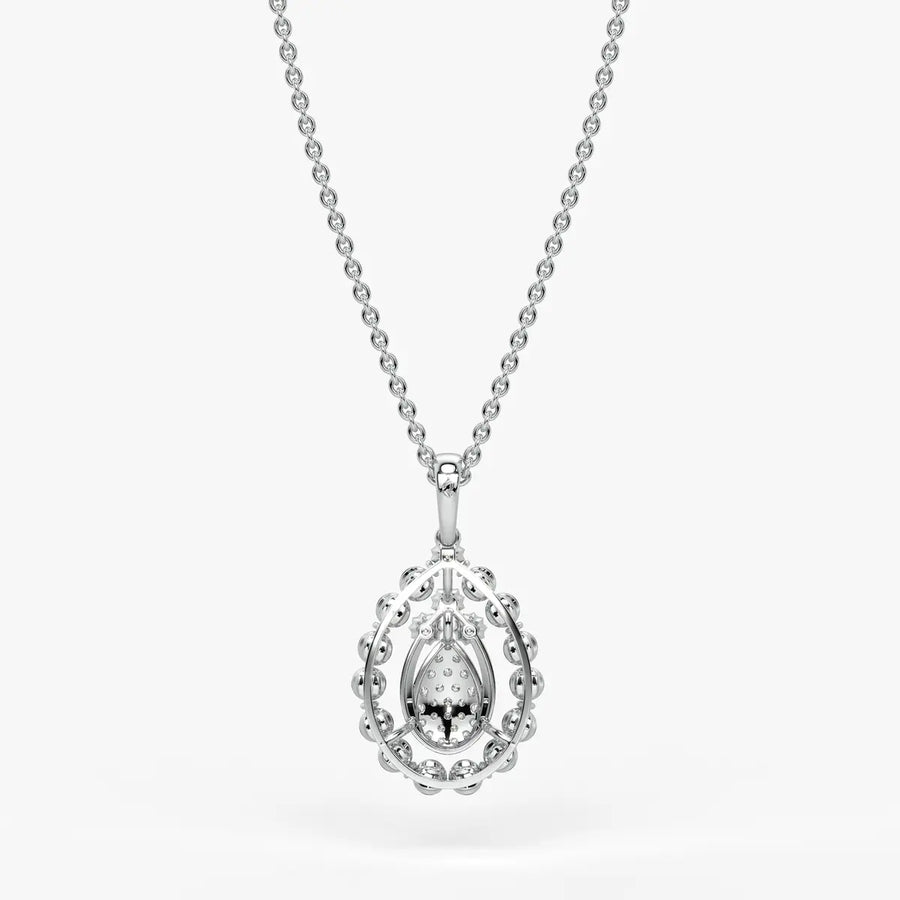 Aarvya Bloom Teardrop Pendant