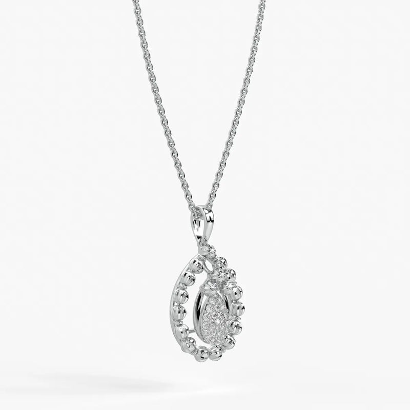 Aarvya Bloom Teardrop Pendant