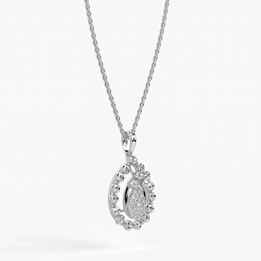 Aarvya Bloom Teardrop Pendant