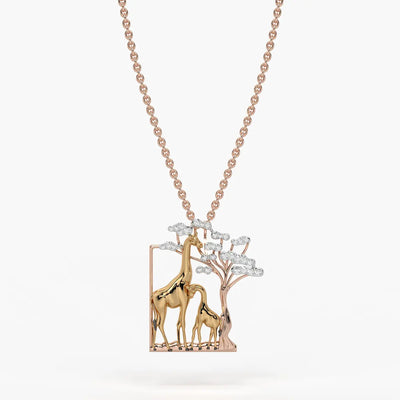 Amor?va Gentle Bond Giraffe Pendant
