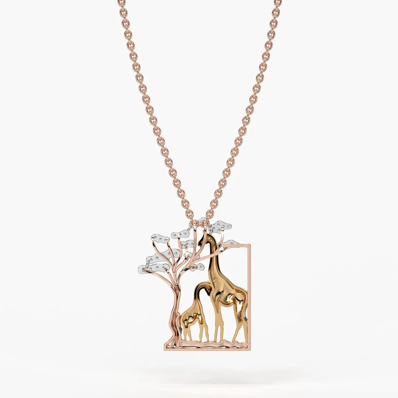 Amor?va Gentle Bond Giraffe Pendant