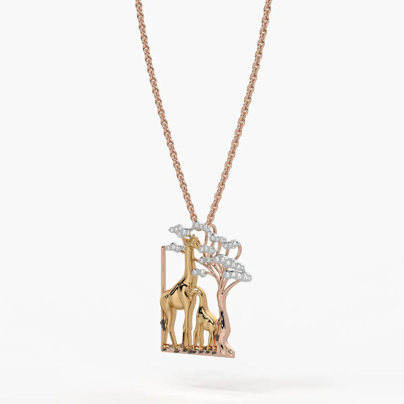 Amor?va Gentle Bond Giraffe Pendant