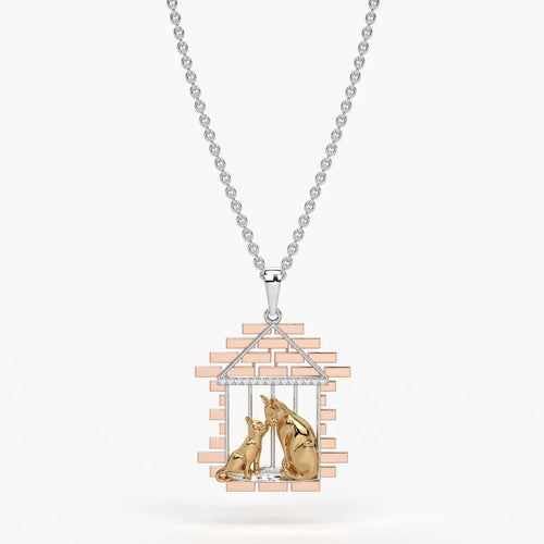 Homelle Whispering Love Cat Pendant