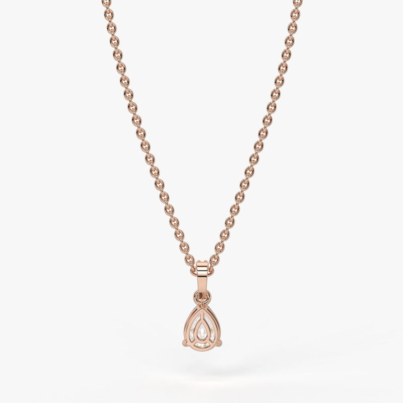 Elara Pear Diamond Drop Pendant