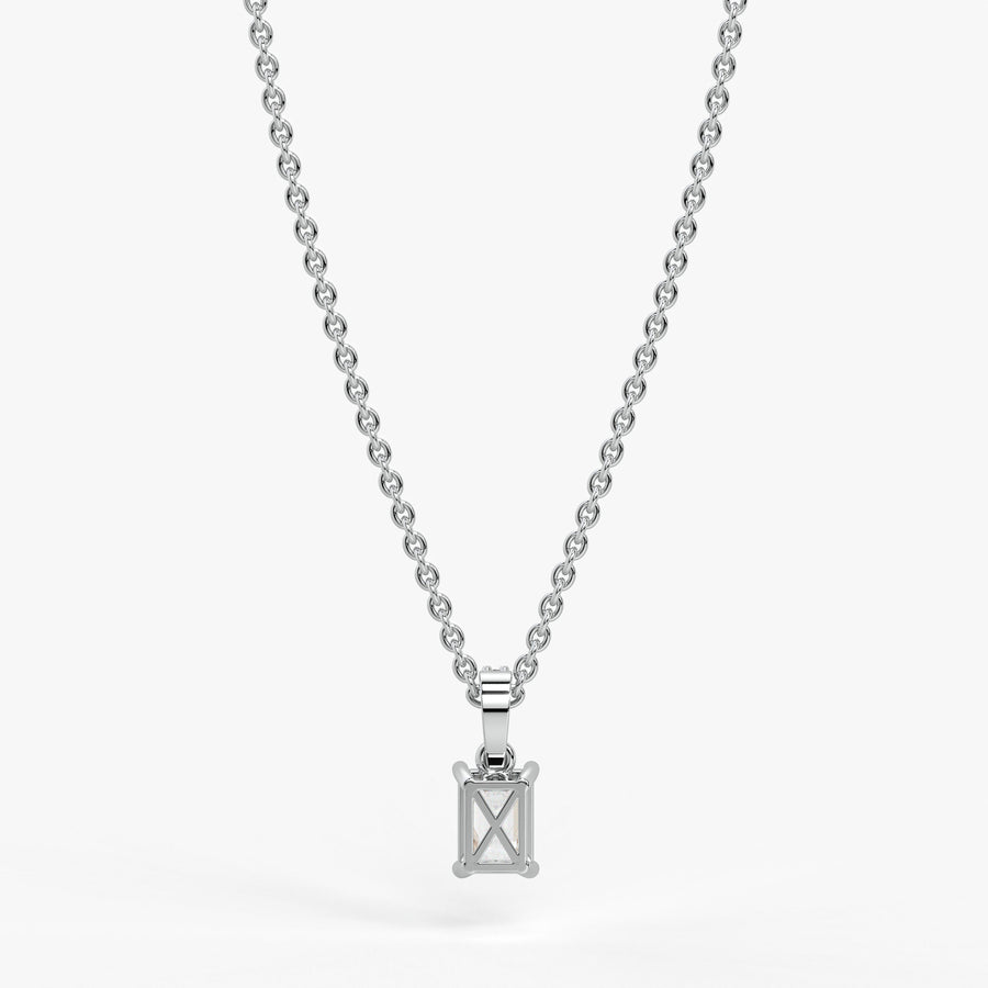 Avera Emerald Diamond Drop Pendant