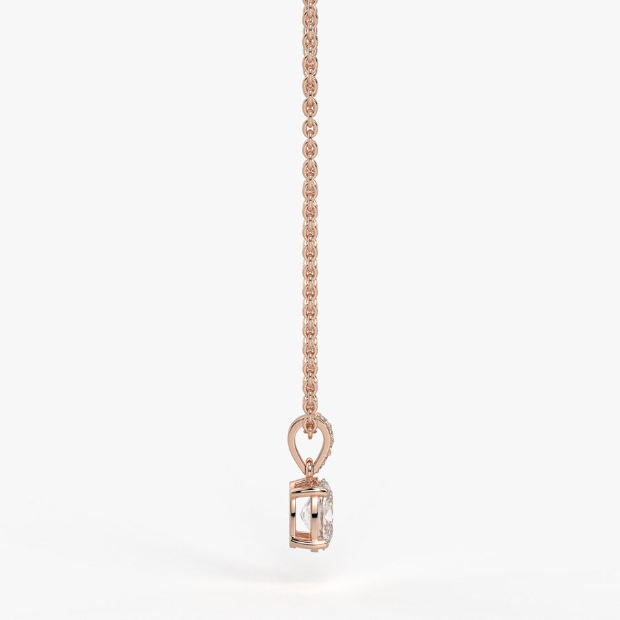Ovalyn Grace Diamond Drop Pendant