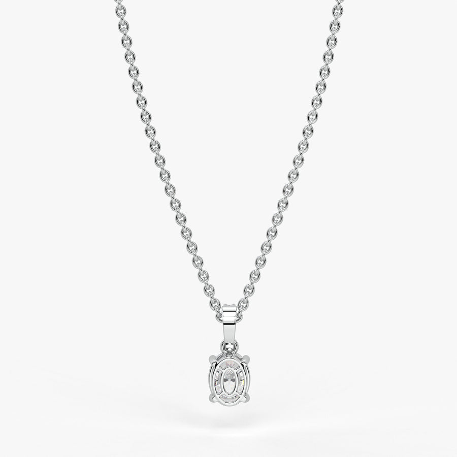 Ovalyn Grace Diamond Drop Pendant
