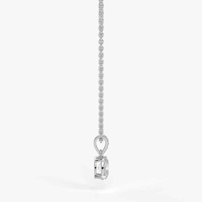 Ovalyn Grace Diamond Drop Pendant