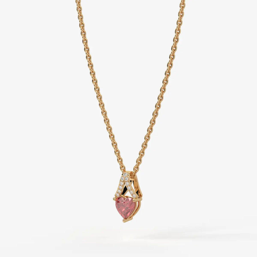 Aurelia Heartfall Pendant Necklace