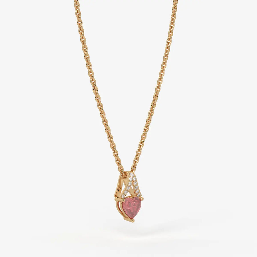 Aurelia Heartfall Pendant Necklace