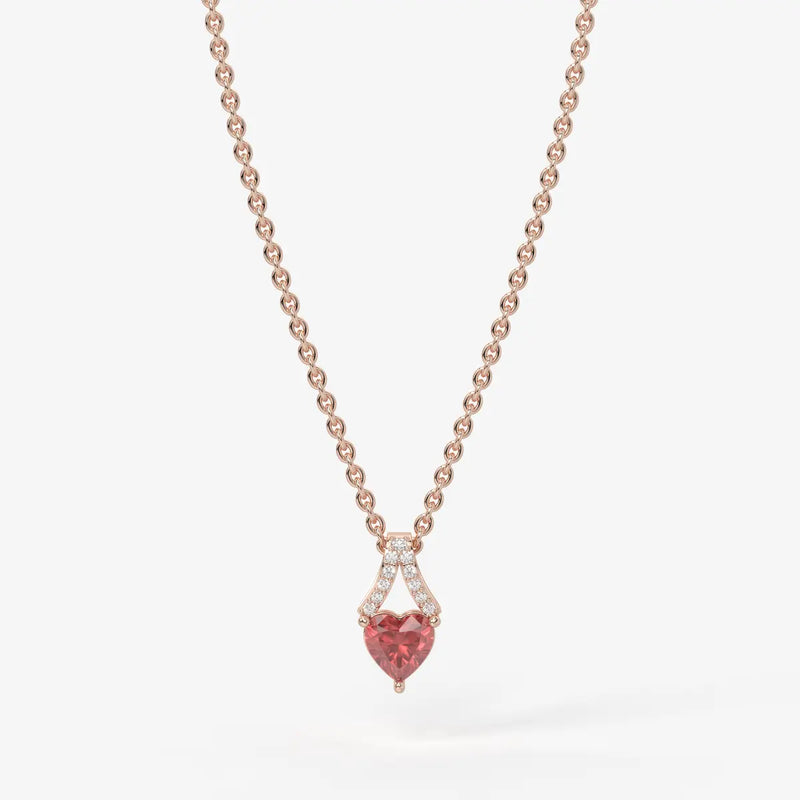 Aurelia Heartfall Pendant Necklace