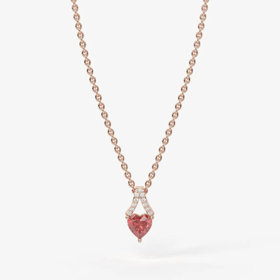 Aurelia Heartfall Pendant Necklace