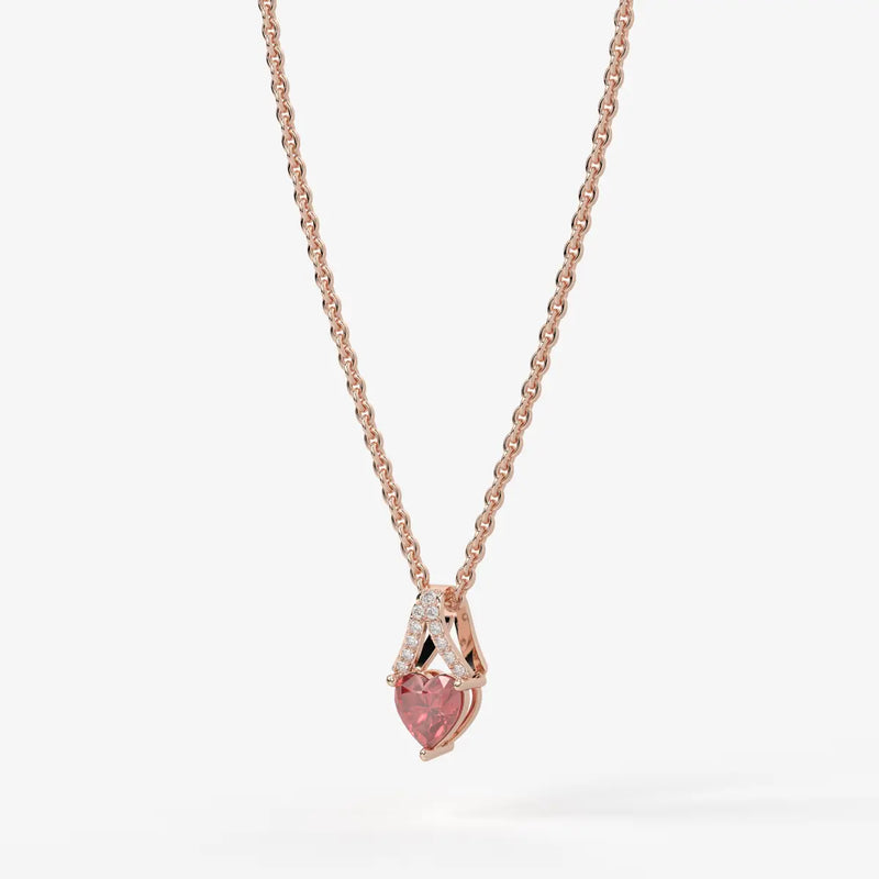 Aurelia Heartfall Pendant Necklace