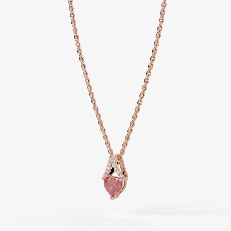 Aurelia Heartfall Pendant Necklace