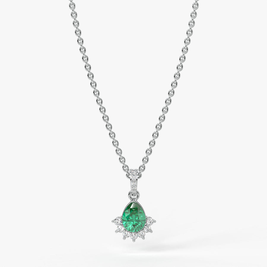 Elara Teardrop Bloom Pendant