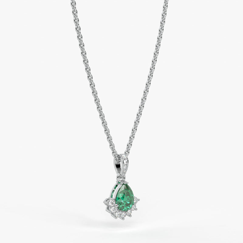 Elara Teardrop Bloom Pendant
