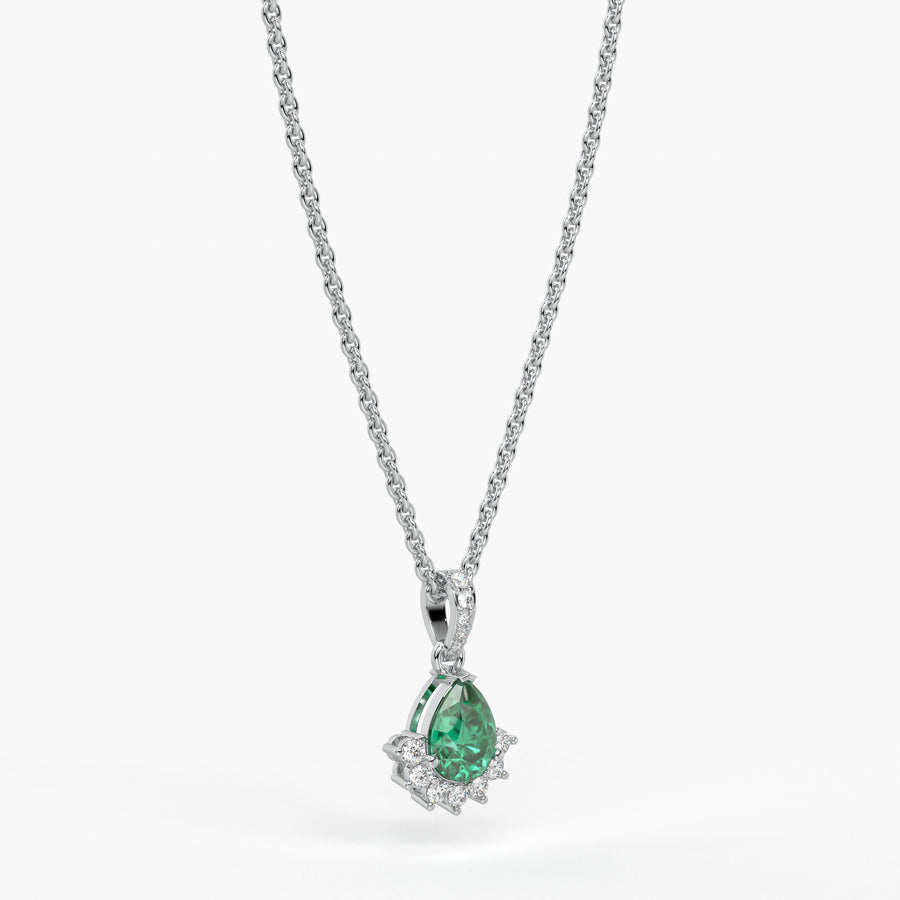 Elara Teardrop Bloom Pendant