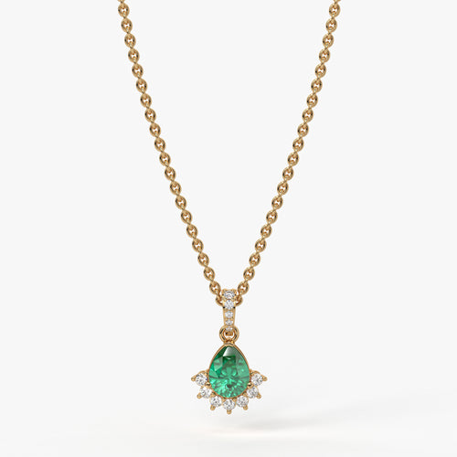 Elara Teardrop Bloom Pendant